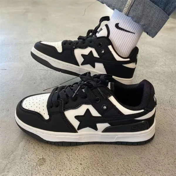 2024 New Spring Trend Brand Fashion Designer Women's Sports Shoes Flat Sneakers Casual Street Couple Shoes Skateboard Shoes - Image 2