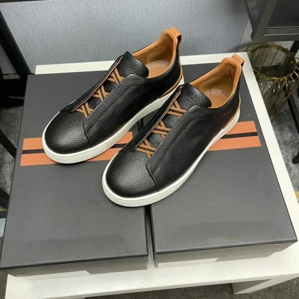 High quality and high-quality genuine leather luxury loafers for men's casual sports shoes fashionable flat soled men's shoes - Image 5