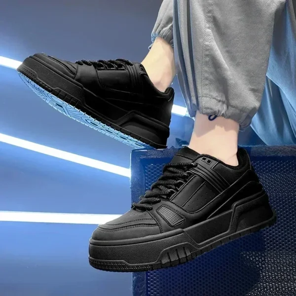 Original Brand Men's Sneakers Fashion Platform Casual Shoe Skateboard Shoes for Men Lace Up Sports Shoes White Black Tenis Shoes - Image 5