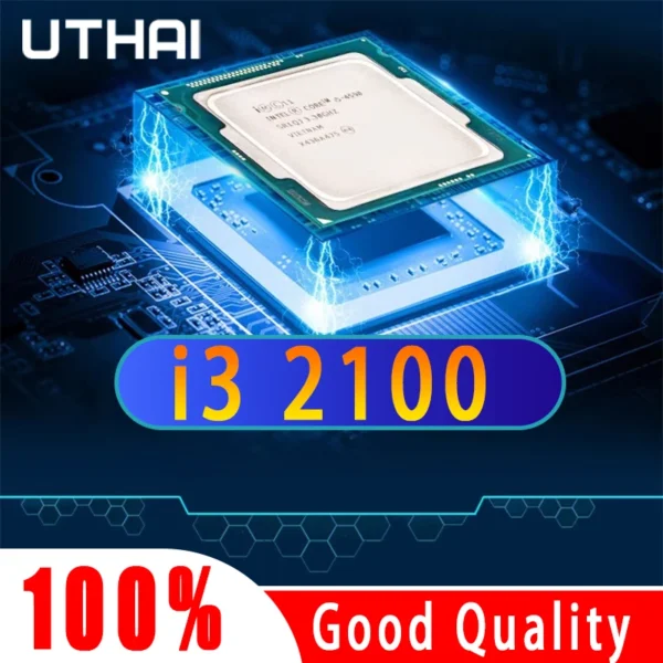 Used Disassembly For Intel Core i3 2100 CPU Dual-core 3.1GHz 3MB Cache LGA1155 I3 2100 Processor 2025 maghalich