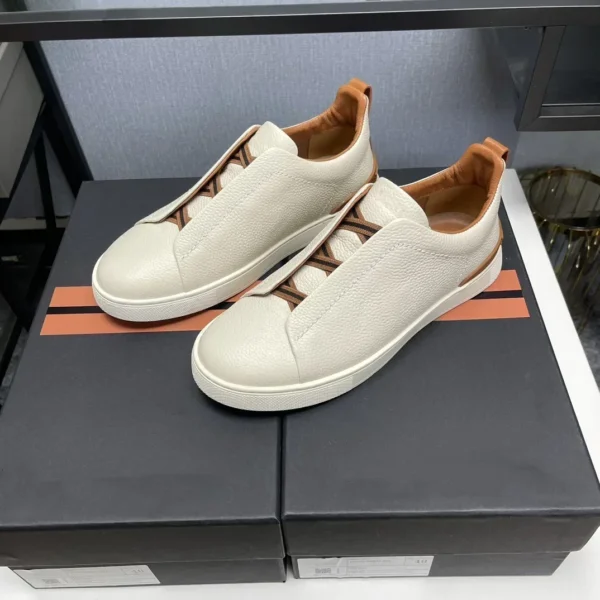 High quality and high-quality genuine leather luxury loafers for men's casual sports shoes fashionable flat soled men's shoes - Image 2