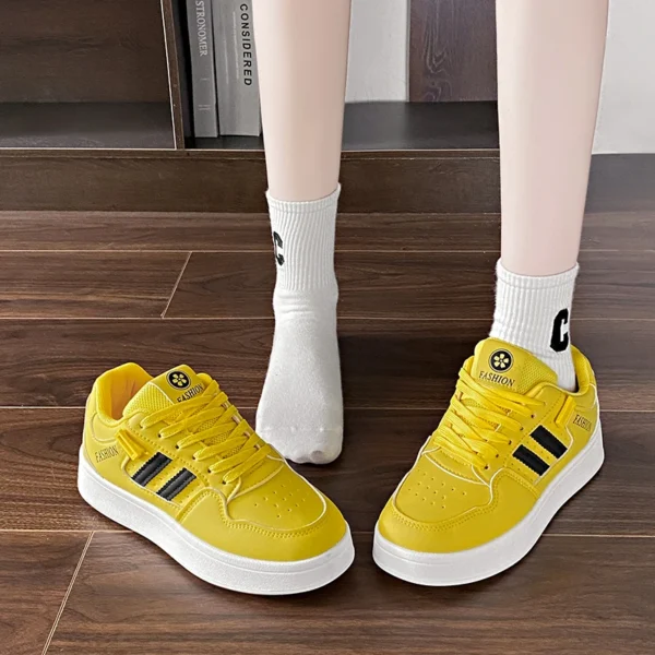 2024 New Women Luxury Zapatillas Skateboard Bread Shoes Retro National Trend Sport Shoes Board Women Skate Sneakers Size 35-40 - Image 3