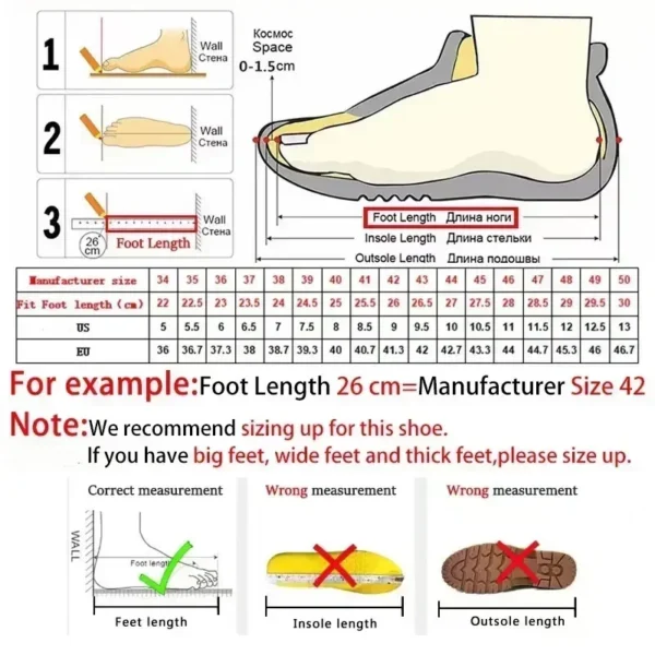 Original Brand Men's Sneakers Fashion Platform Casual Shoe Skateboard Shoes for Men Lace Up Sports Shoes White Black Tenis Shoes - Image 6