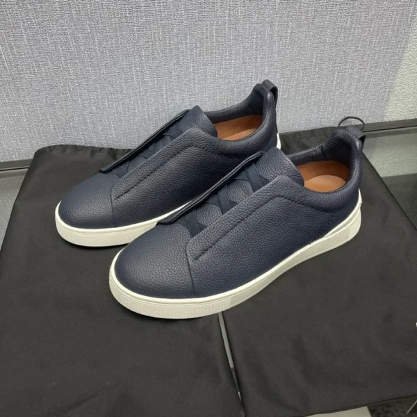 High quality and high-quality genuine leather luxury loafers for men's casual sports shoes fashionable flat soled men's shoes - Image 4